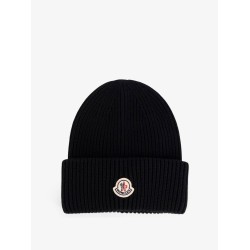 Wool and cashmere beanie hat
