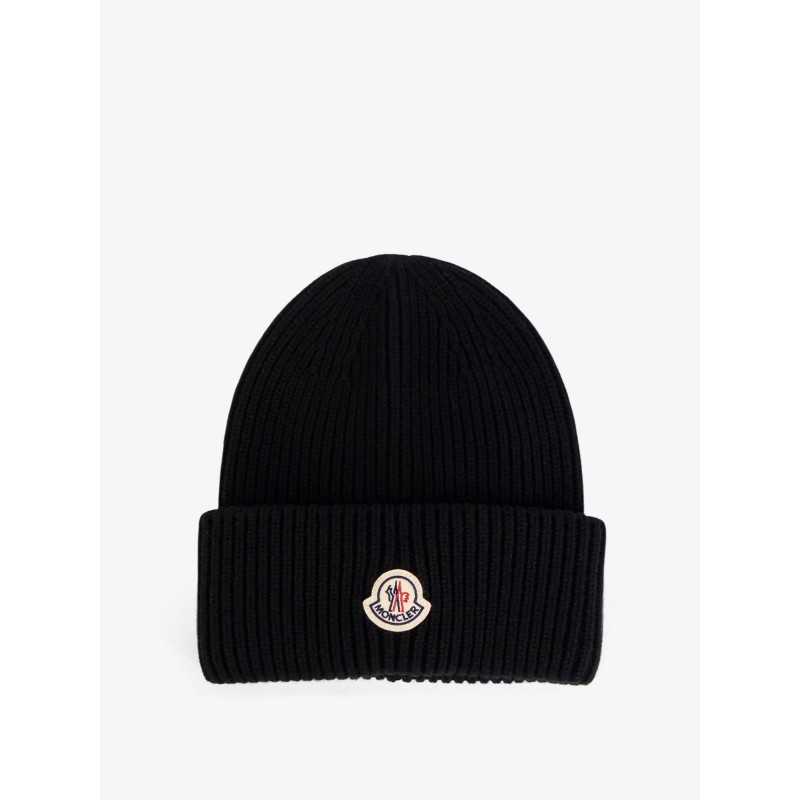 Wool and cashmere beanie hat
