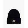Wool and cashmere beanie hat