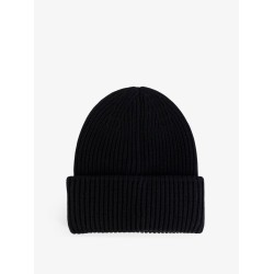 Wool and cashmere beanie hat