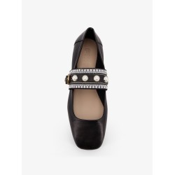 Leather ballerinas