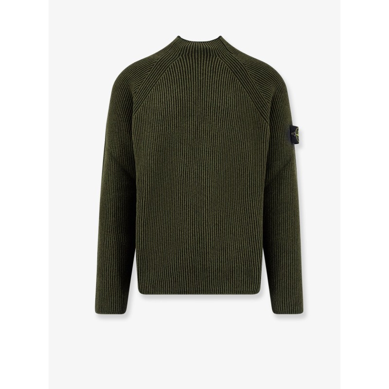 Virgin wool and cotton sweater