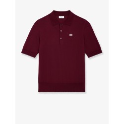 Crop Fit wool polo shirt
