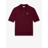 Crop Fit wool polo shirt