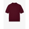 Crop Fit wool polo shirt