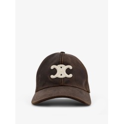 Leather baseball hat