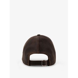 Leather baseball hat