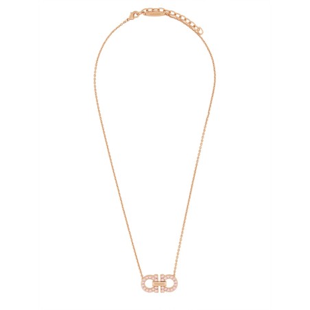 NECKLACE WITH "GANCINI" PENDANT AND CRYSTALS
