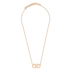 NECKLACE WITH "GANCINI" PENDANT AND CRYSTALS