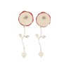 PEARL AND ROSE EARRINGS