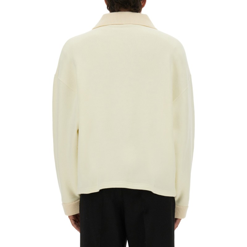 LONG SLEEVE "STITCH" POLO SHIRT