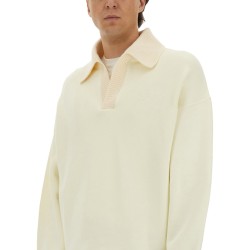 LONG SLEEVE "STITCH" POLO SHIRT