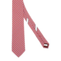 FELINE PRINT TIE