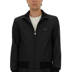 JACKET WITH LOGO PLAQUE