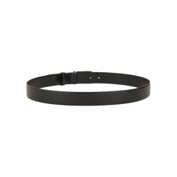 LEATHER BELT WITH LOGO