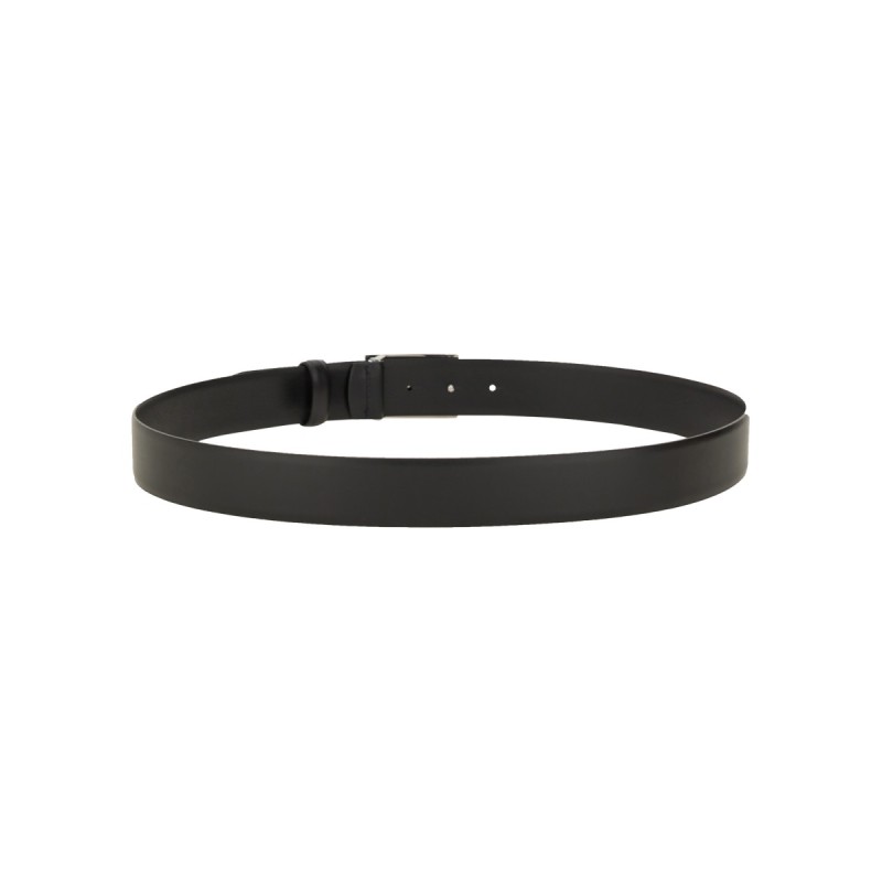 LEATHER BELT WITH LOGO