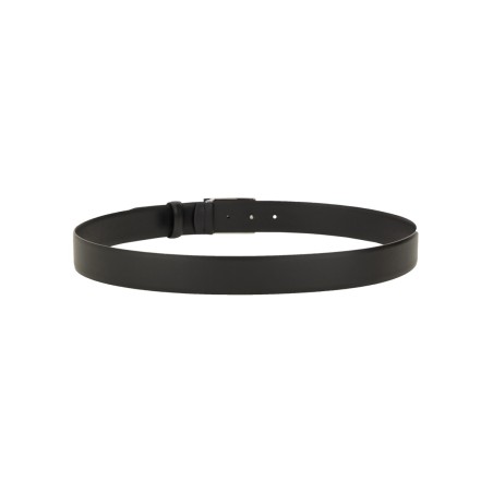 LEATHER BELT WITH LOGO