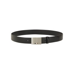 LEATHER BELT WITH LOGO