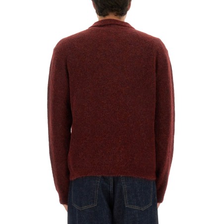 WOOL SWEATER WITH POLO COLLAR