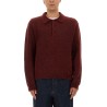 WOOL SWEATER WITH POLO COLLAR