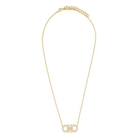 NECKLACE WITH "GANCINI" PENDANT AND CRYSTALS