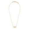 NECKLACE WITH "GANCINI" PENDANT AND CRYSTALS