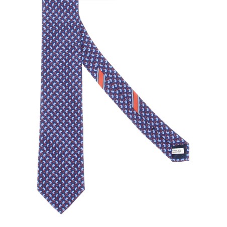 FELINE PRINT TIE