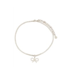 "TENNIS" NECKLACE WITH BOW