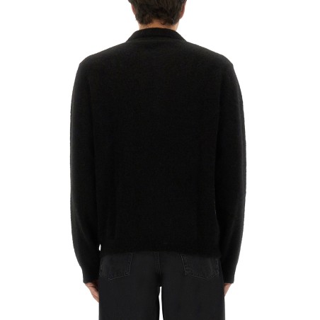WOOL SWEATER WITH POLO COLLAR