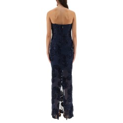 3D MESH LONG DRESS