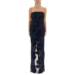 3D MESH LONG DRESS