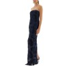 3D MESH LONG DRESS