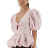 TOP WITH PUFF SLEEVES