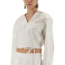 WRAP-AROUND SHIRT TOP