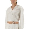 WRAP-AROUND SHIRT TOP