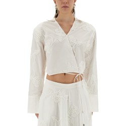 WRAP-AROUND SHIRT TOP