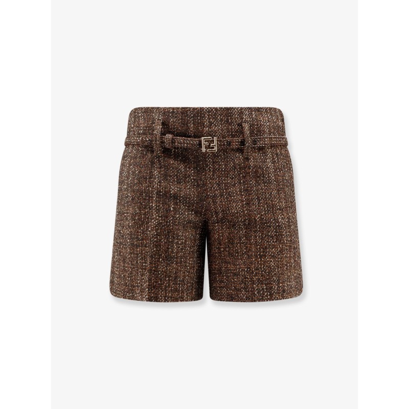 Alpaca and wool shorts
