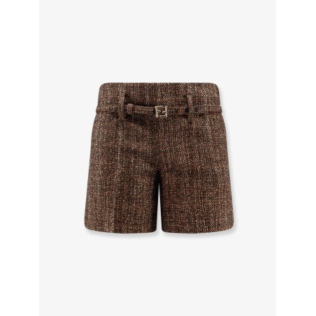 Alpaca and wool shorts