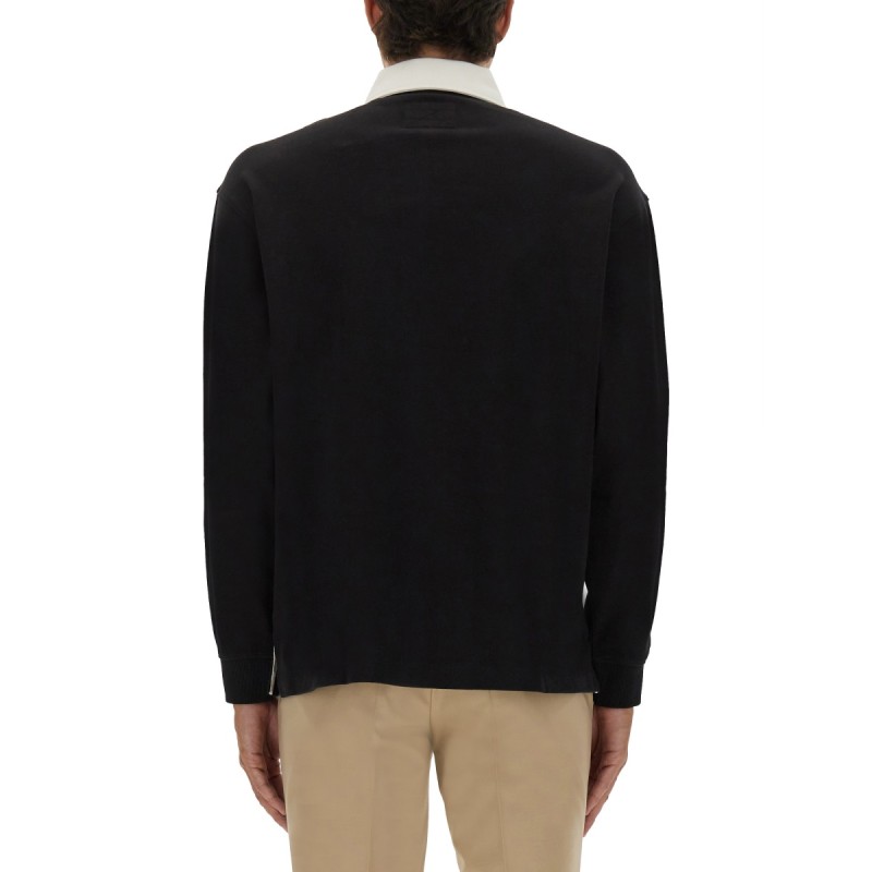 POLO SHIRT WITH COLLEGE STYLE LOGO