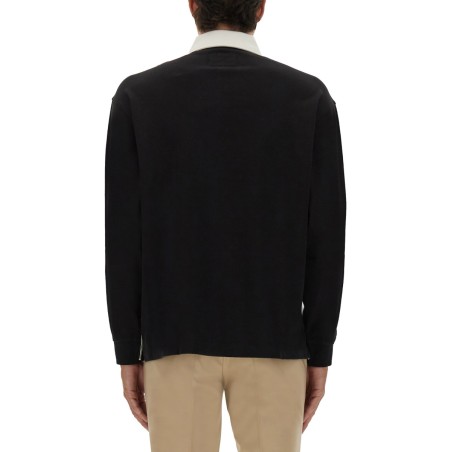 POLO SHIRT WITH COLLEGE STYLE LOGO
