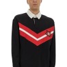 POLO SHIRT WITH COLLEGE STYLE LOGO