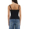 SATIN BUSTIER TOP