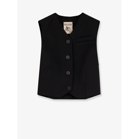 Wool blend vest
