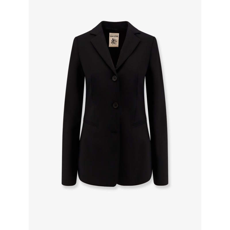 Wool blend blazer