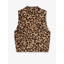 Wool and cashmere sleeveless sweater