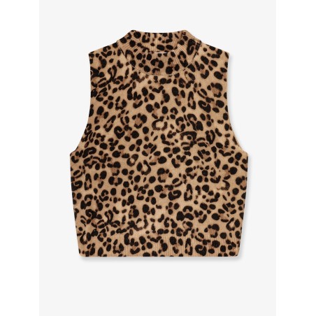 Wool and cashmere sleeveless sweater