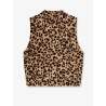 Wool and cashmere sleeveless sweater