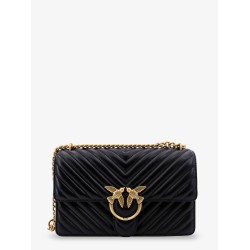 Love One matelassé leather shoulder bag