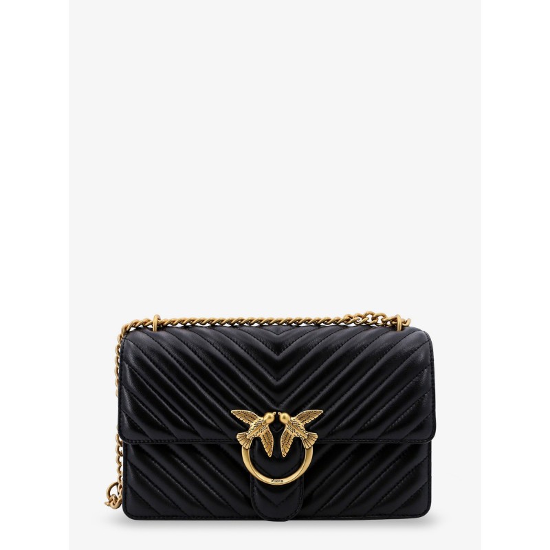 Love One matelassé leather shoulder bag