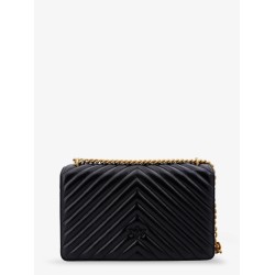 Love One matelassé leather shoulder bag